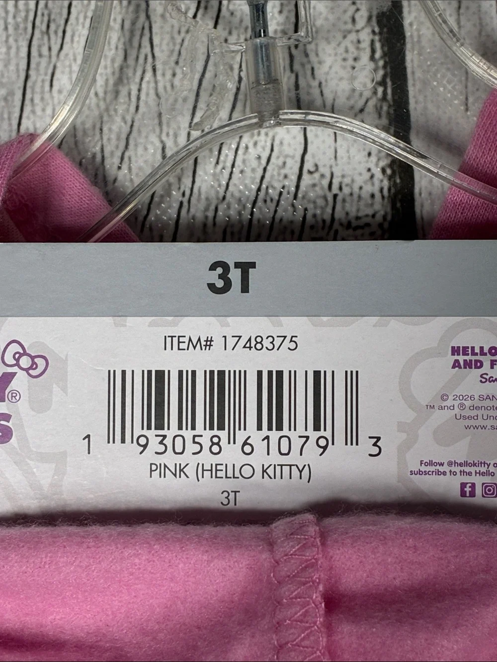 Hello Kitty Pink Hooded Jacket with Pink Tutu Set Size 3T